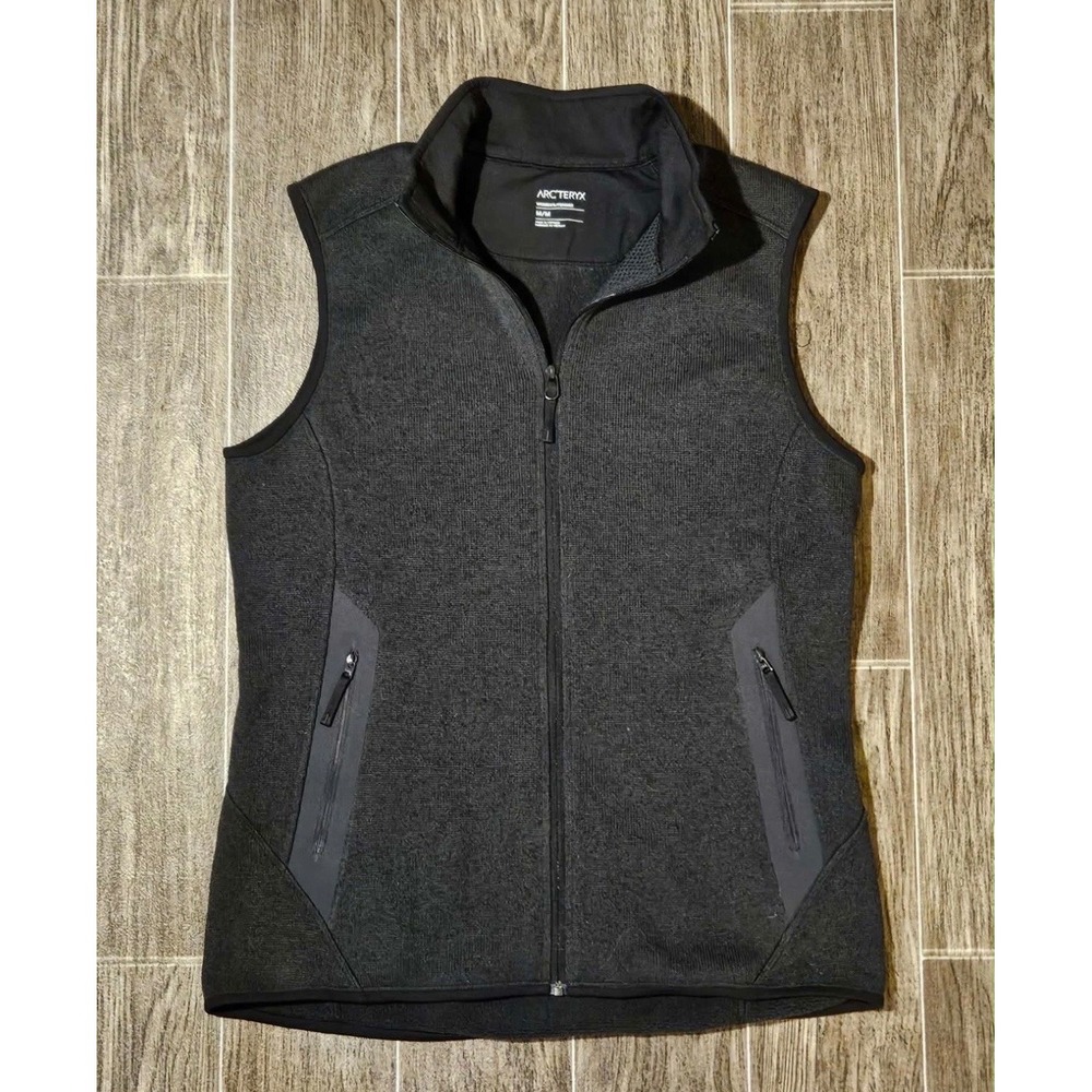 Arc'teryx Covert Vest Womens Medium Gray Full Zip Fleece 24088